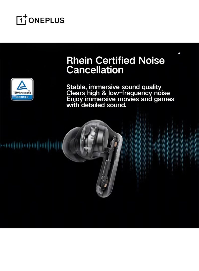 Buds Ace 2 – Premium Wireless Earbuds with Extended Battery and Advanced Noise Cancellation cyan