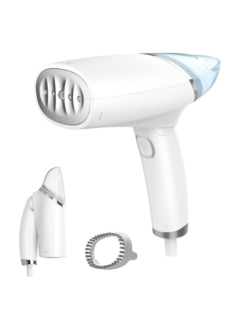 Annmiir Handheld Garment Steamer for Clothes, Extreme Steam 1000W, Portable Handheld Design, Strong Penetrating Steam, White (white)