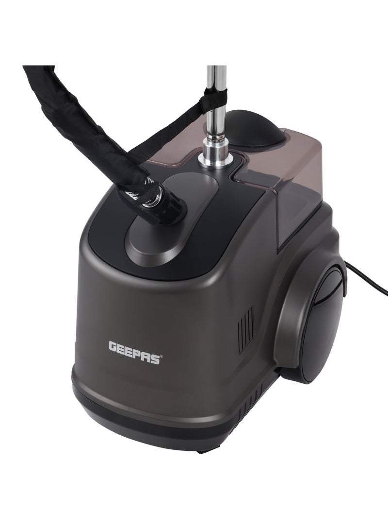 Garment Steamer 2000 W| with Hanger and Fabric Brush, 2 Speed Setting| 3 L Water Detachable Tank Capacity, Suitable for all Kinds of Fabric and Safe for Delicate Fabrics| 2 Years Warranty GGS25020 Black 3 L 2000 W GGS25020 Black