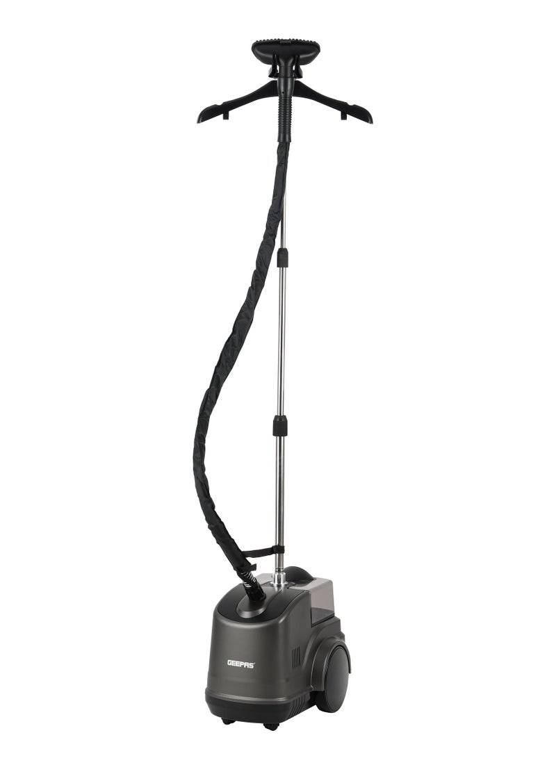 Garment Steamer 2000 W| with Hanger and Fabric Brush, 2 Speed Setting| 3 L Water Detachable Tank Capacity, Suitable for all Kinds of Fabric and Safe for Delicate Fabrics| 2 Years Warranty GGS25020 Black 3 L 2000 W GGS25020 Black