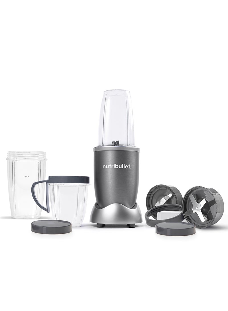 9-Piece Accessories 600W High-Speed Bullet Blender, Multi-Functional Nutrient Extraction, Smoothies Maker, Easy Cleanup, NBR-1312M, 1-Year Warranty 700 ml 600 W NB 600W Grey