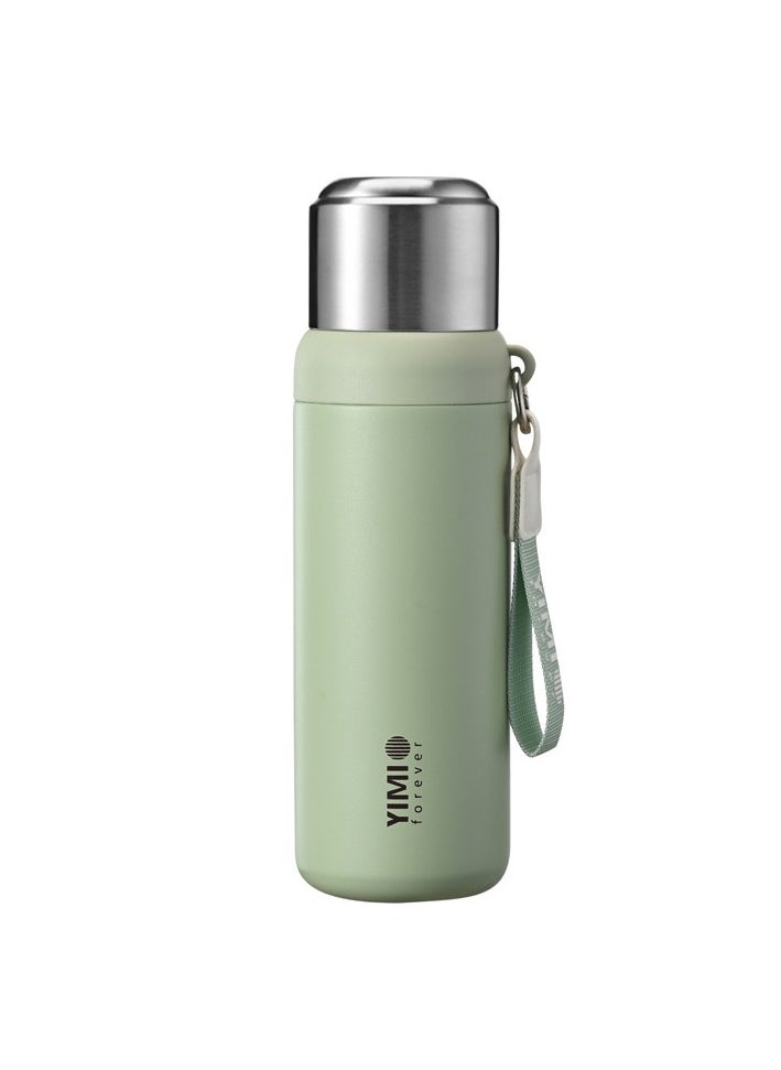 Thermal isulated Water Bottle 600 ML Stainless Steel Double Wall Vacuum insulated Water Bottles for Hot Cold Water Gym Bottle Flask Bottle Green.