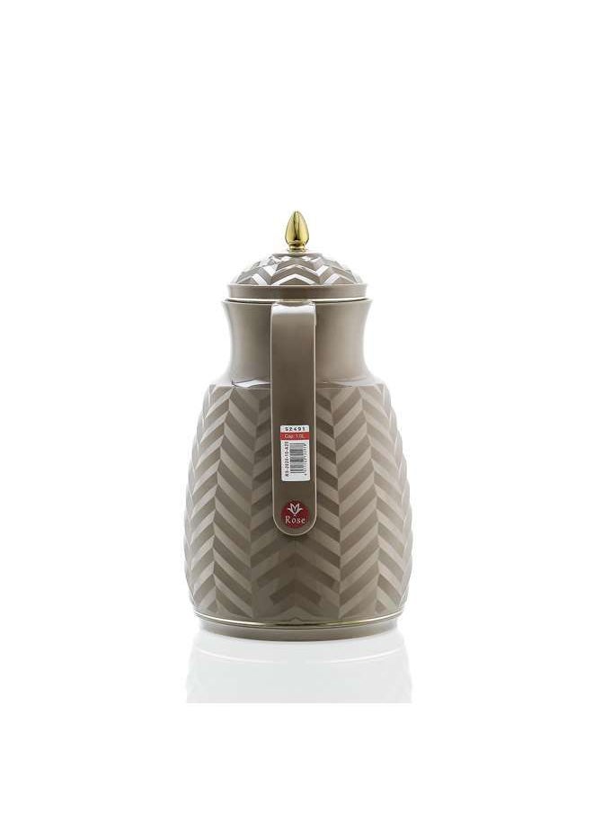 Tea Vacuum Flask - RS-2020 1 Litter Brown