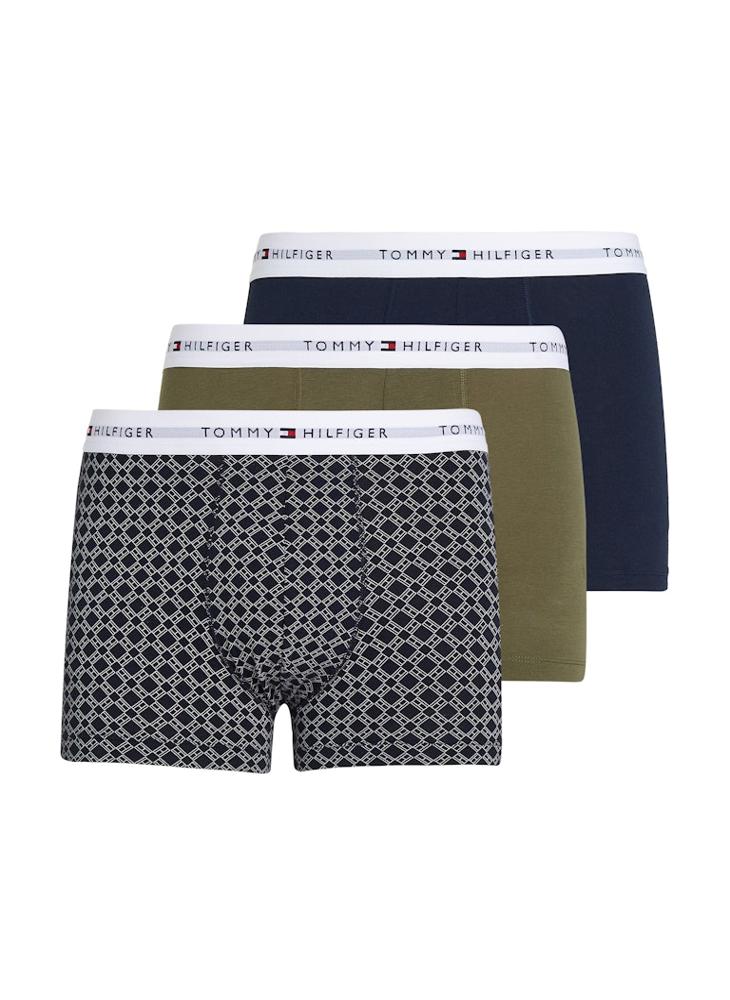 3 Pack Assorted Logo Band Boxers