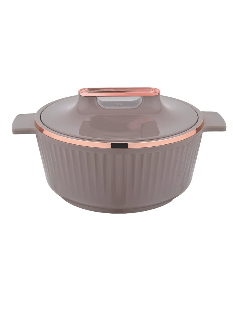 Fancy Casserole Stainless Steel Insulated Hotpot 3500ML - Rose