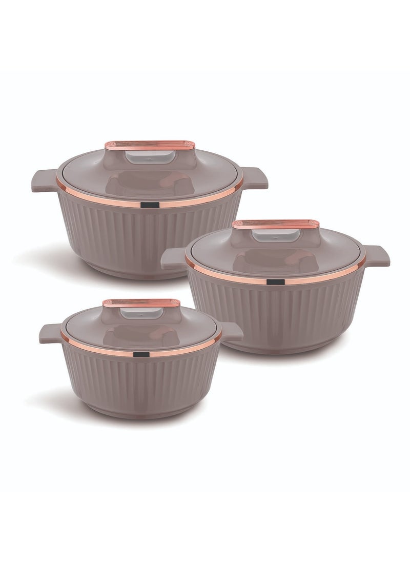 Fancy Casserole Stainless Steel Insulated Hotpot 3500ML - Rose