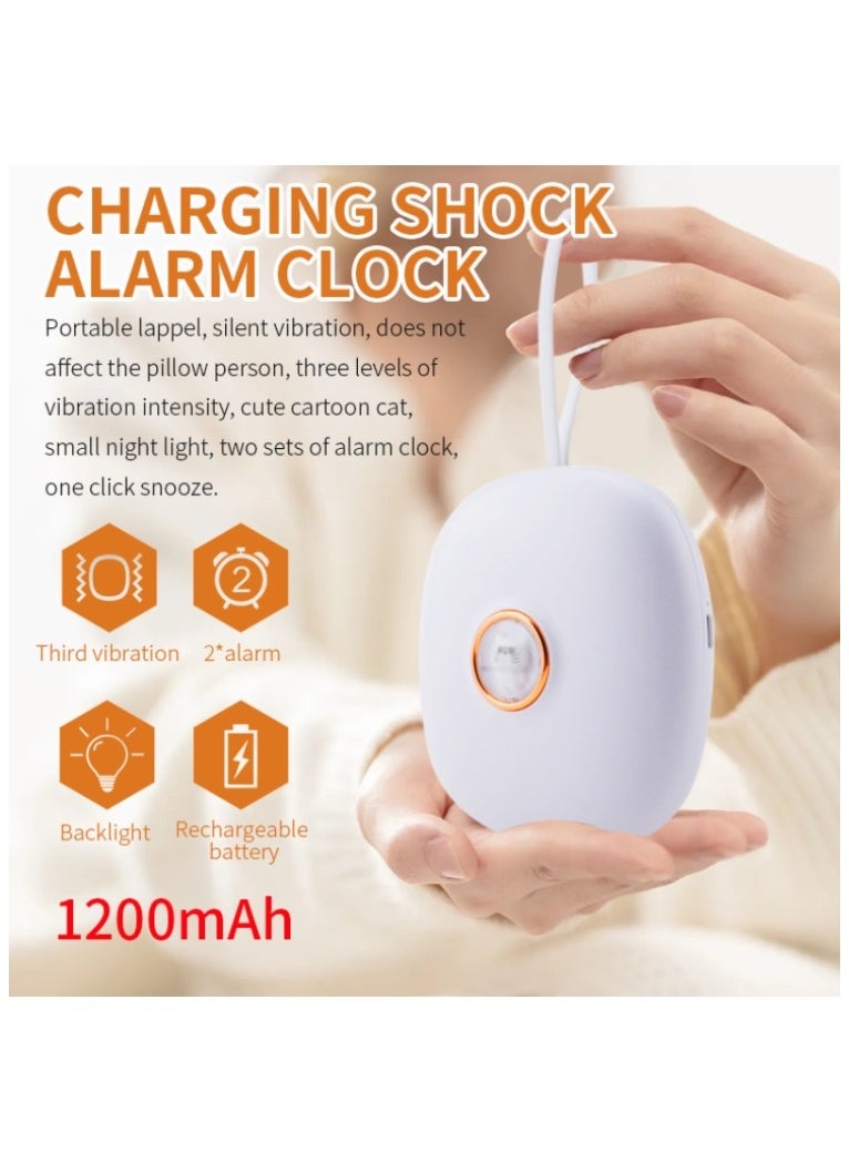 Silent Vibrating Alarm Clock with Multiple Functions for Hearing-impaired People