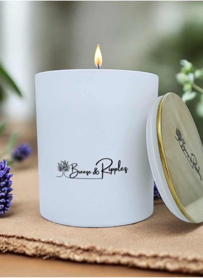 Breeze & Ripples Soy Wax Lavender Scented Candle