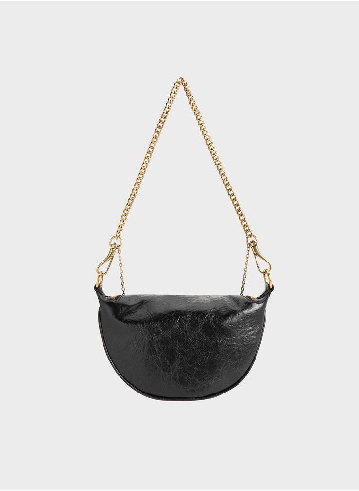 Hansohee Philomena Half-Moon Crossbody Bag