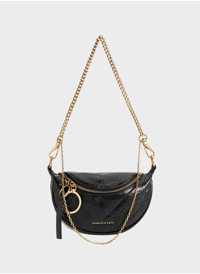 Hansohee Philomena Half-Moon Crossbody Bag