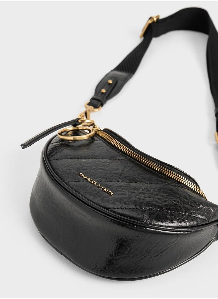 Hansohee Philomena Half-Moon Crossbody Bag