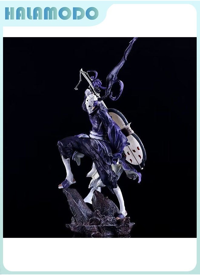 Naruto Iron Curtain Obito with Intricate Details, Anime Collectible Figurine, Decoration and Gift Treasure