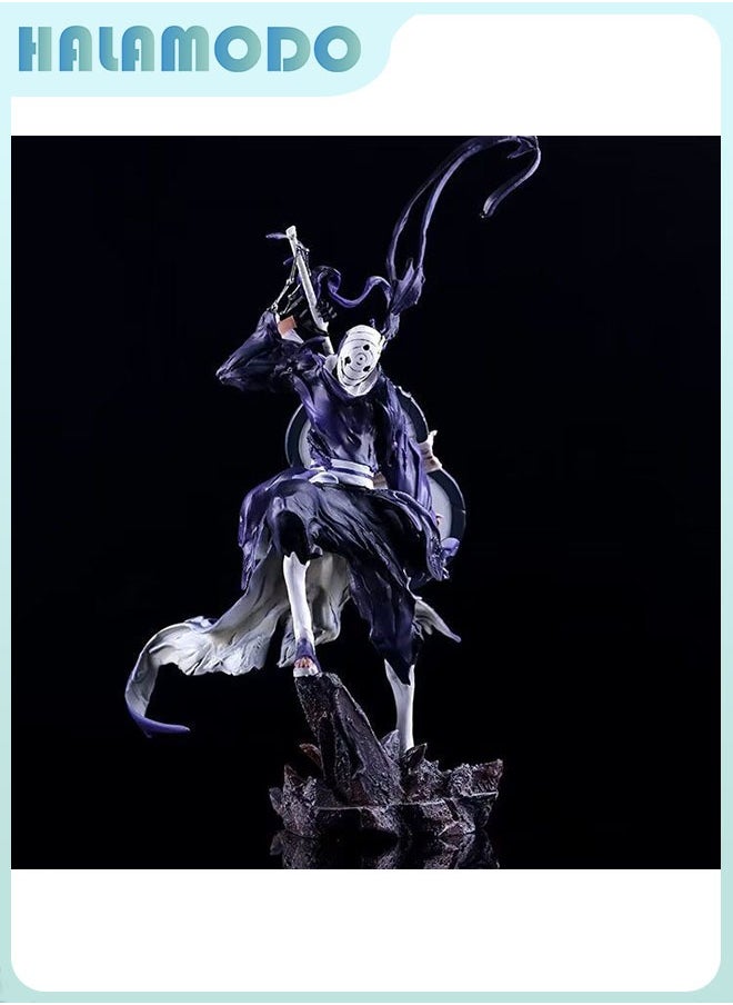 Naruto Iron Curtain Obito with Intricate Details, Anime Collectible Figurine, Decoration and Gift Treasure