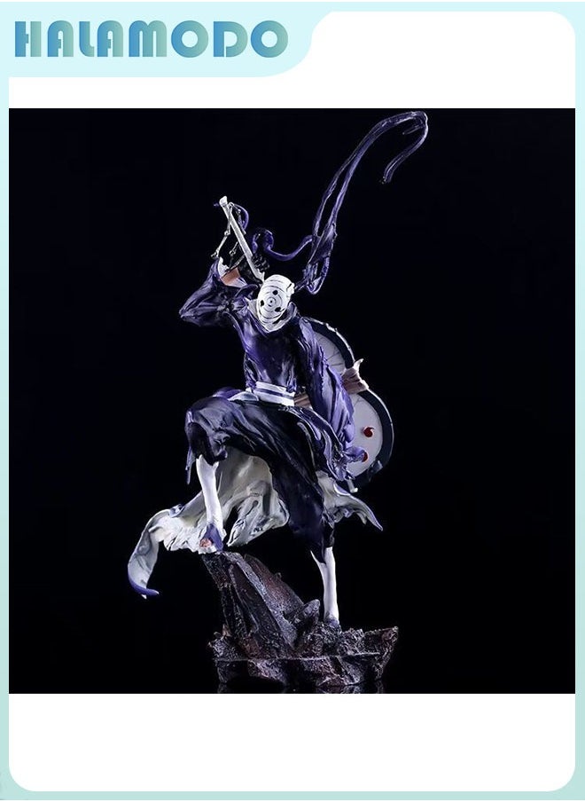 Naruto Iron Curtain Obito with Intricate Details, Anime Collectible Figurine, Decoration and Gift Treasure