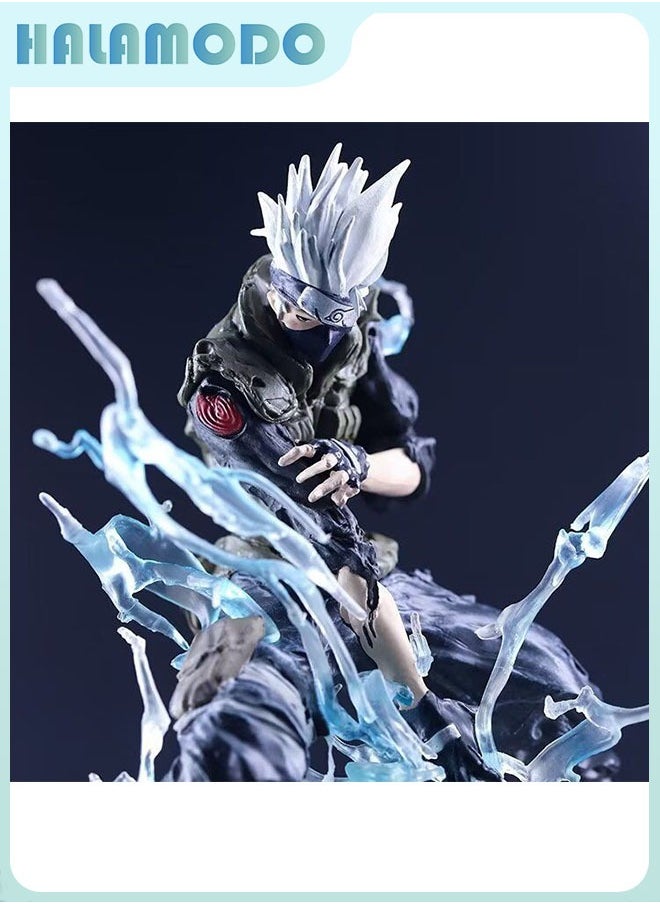 Naruto Battle Special Effects Iron Curtain Kakashi, Trendy Anime Figure Model, Decoration Gift