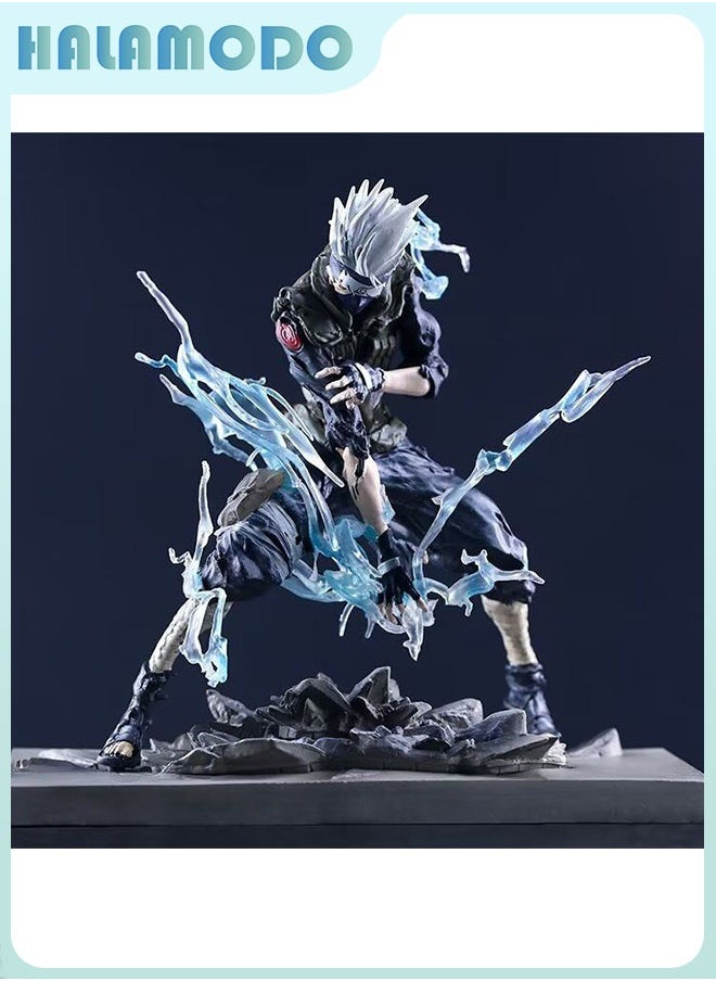 Naruto Battle Special Effects Iron Curtain Kakashi, Trendy Anime Figure Model, Decoration Gift