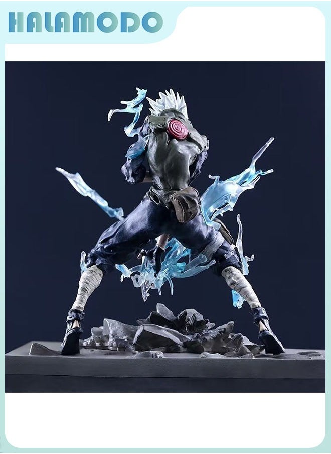 Naruto Battle Special Effects Iron Curtain Kakashi, Trendy Anime Figure Model, Decoration Gift