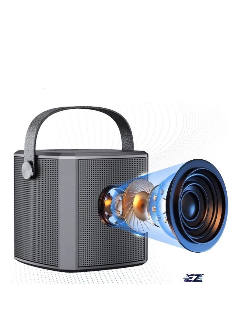 Bluetooth Karaoke Speaker for Kids & Family | Professional Microphone with Built-In PA System | Portable Singing Speaker for Karaoke Parties, Home Entertainment, Outdoor Events, and Family Fun