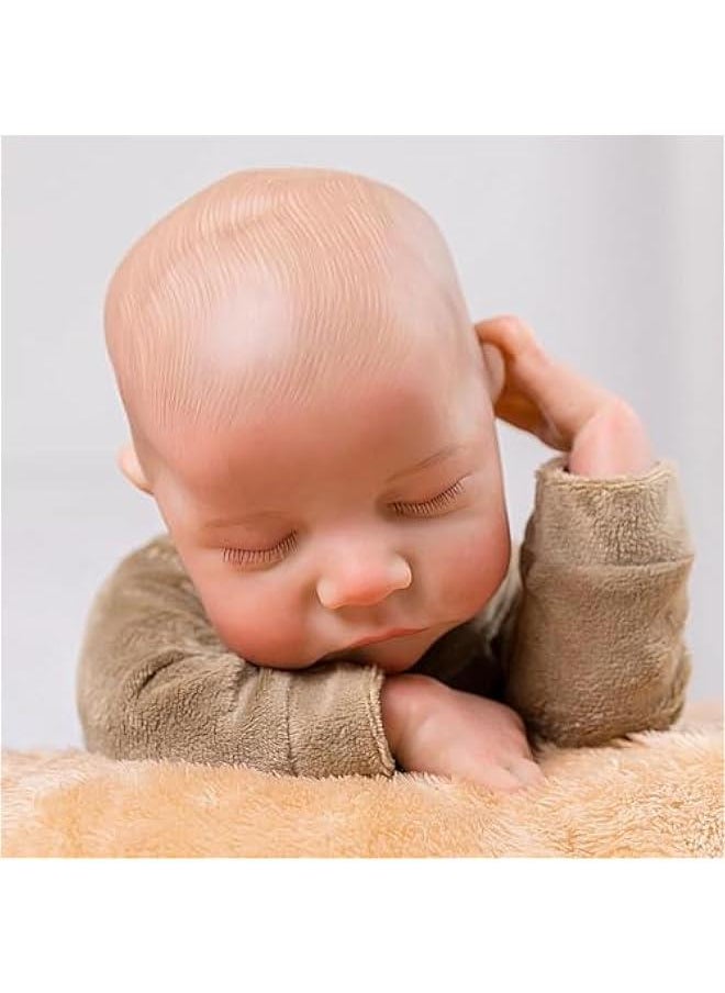 Lifelike Reborn Baby Dolls, 18 Inch Real Life Baby Doll, Lifelike Handmade Doll Full Body Vinyl Baby Doll, The Best Gift for Kids Age 3+ (LEVI.BR)