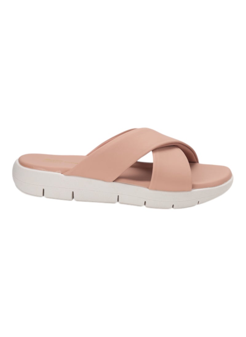 Casual  Women Criss Cross Flat Sandals Pink