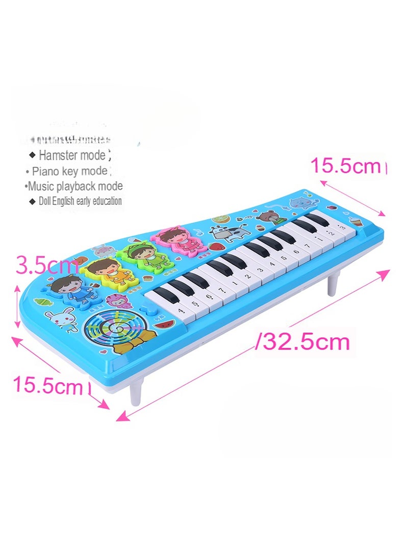 Kids Piano Toy, Environmentally Friendly Kids Piano Keyboard, Easy To Play Multi Functional Kids Musical Toy, Early Education Cartoon Shape Piano Toy For Boys And Girls, (1pc, Red)