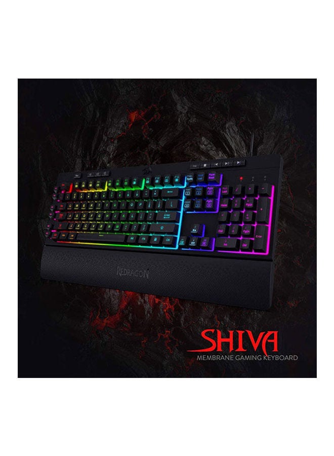 Shiva Rgb Backlit Membrane Gaming Keyboard