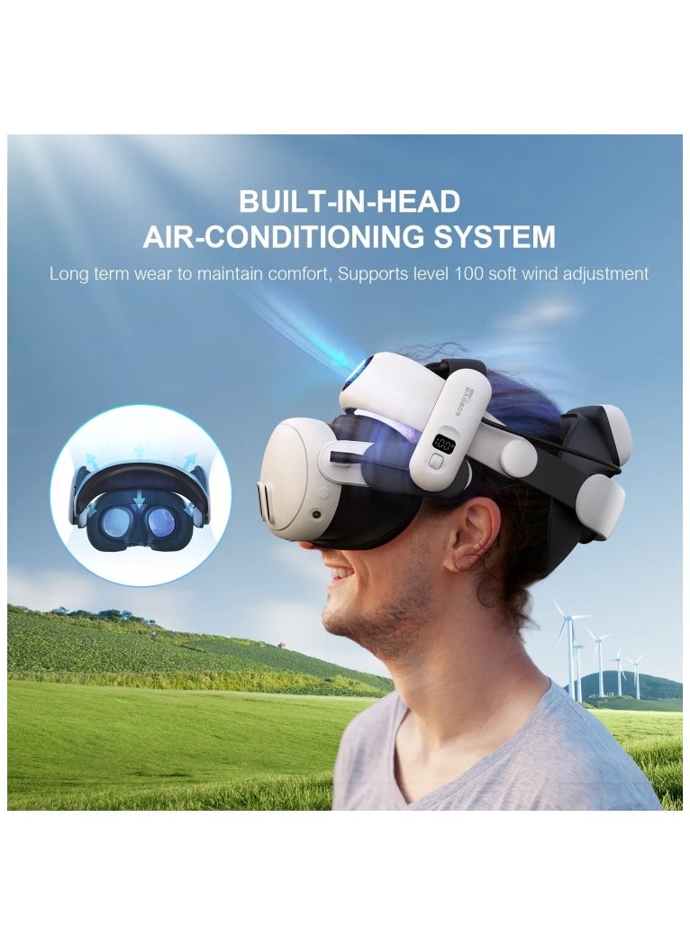 BOBOVR S3 Pro For Meta Quest 3 VR Head Strap with 10000mAh Battery