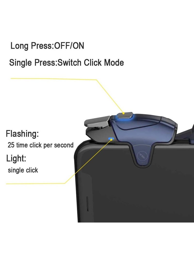 PUBG Mobile Controller – 25 Shots Per Second Gaming Controller for PUBG, Fortnite & COD | Mobile Gaming Joysticks & Grip for Android & iOS | Enhanced Precision & Speed for Mobile Gamers