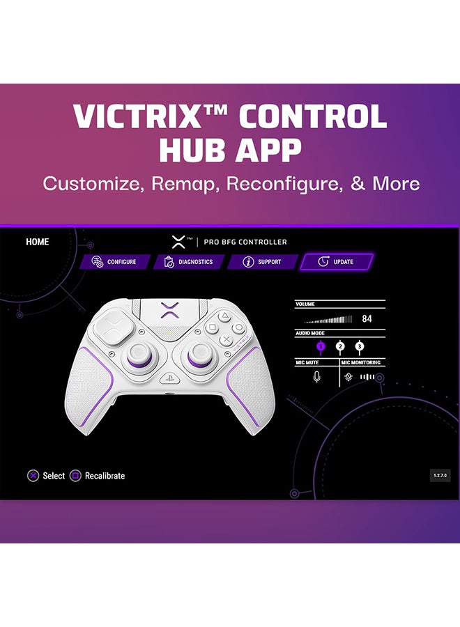 Victrix Pro BFG Wireless Controller for PS5, PS4, PC - White