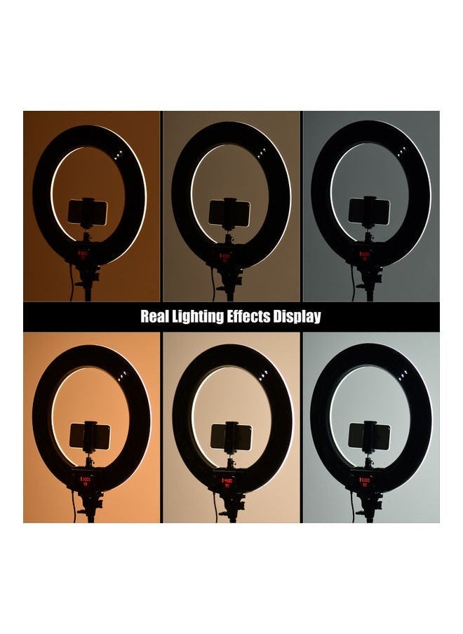 LED Photography Ring Light Set Multicolour