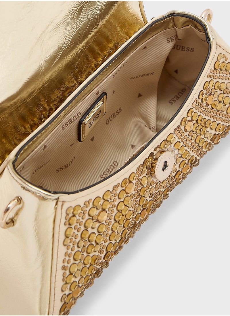 Embellished Beauvoir Top Handle Flap Over Clutches
