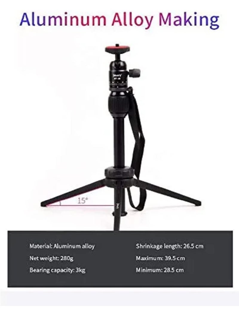 MT-68 Table-Top Extendable Foldable Tripod Stand for Mobile Phones, DSLRs, and Digital Cameras