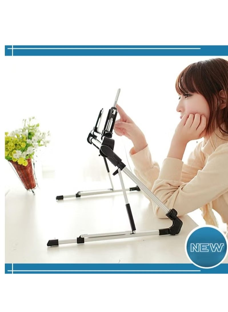 Portable iPad Stand Tablet PC Mount Tablet Holder Cradle for iPad or Smartphone