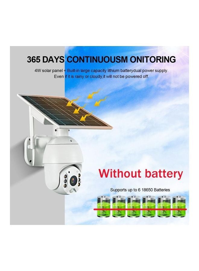 Outdoor Surveillance Waterproof Solar CCTV Camera