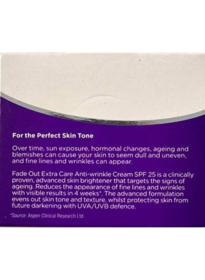 Fade Out Advanced+ Age Protection Whitening Day Cream, 50 ml, Purple