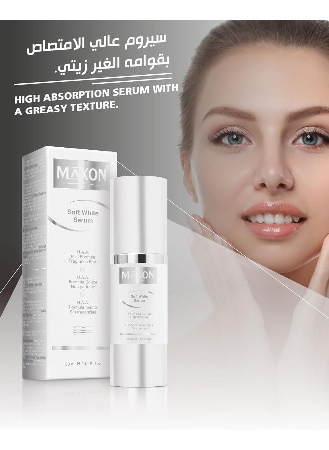 MAX-ON Soft White Serum 30ml