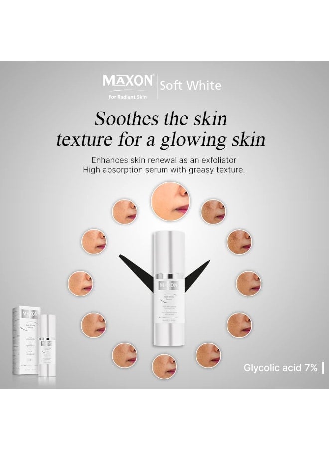 MAX-ON Soft White Serum 30ml