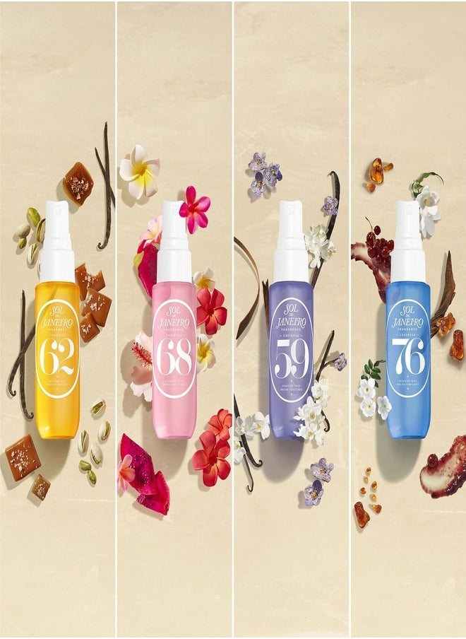 Sol de Janeiro Limited Edition Perfume Mist Discovery Set – 4 Best-Selling Fragrances | Cheirosa 62, 68, 59, 76