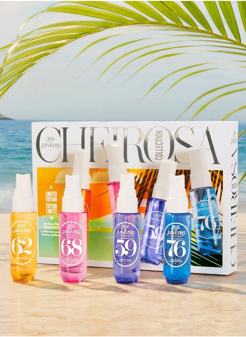 Sol de Janeiro Limited Edition Perfume Mist Discovery Set – 4 Best-Selling Fragrances | Cheirosa 62, 68, 59, 76