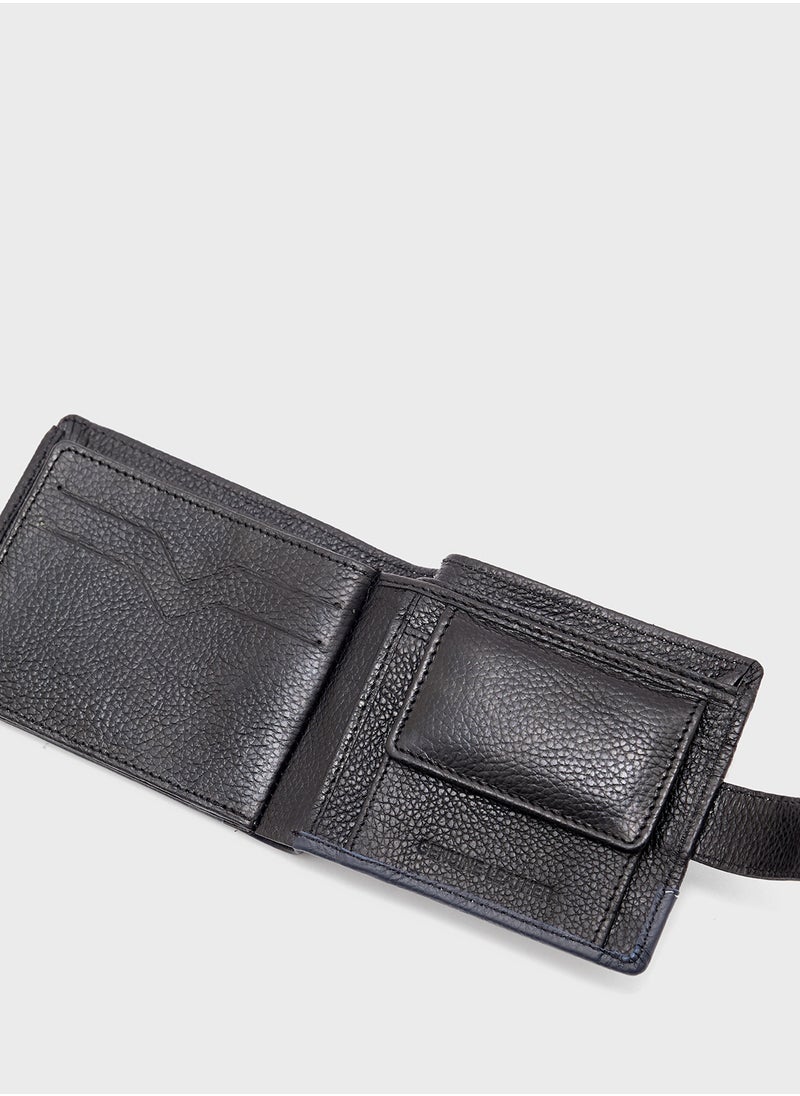 Genuine Leather Casual Bi-Fold Wallet