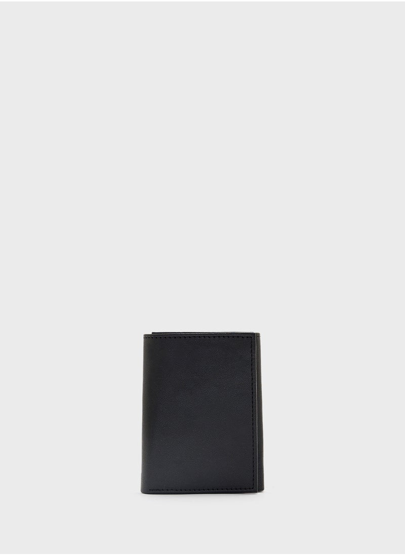 Two Tone Tri-Fold Wallet