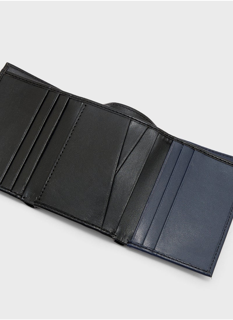 Two Tone Tri-Fold Wallet