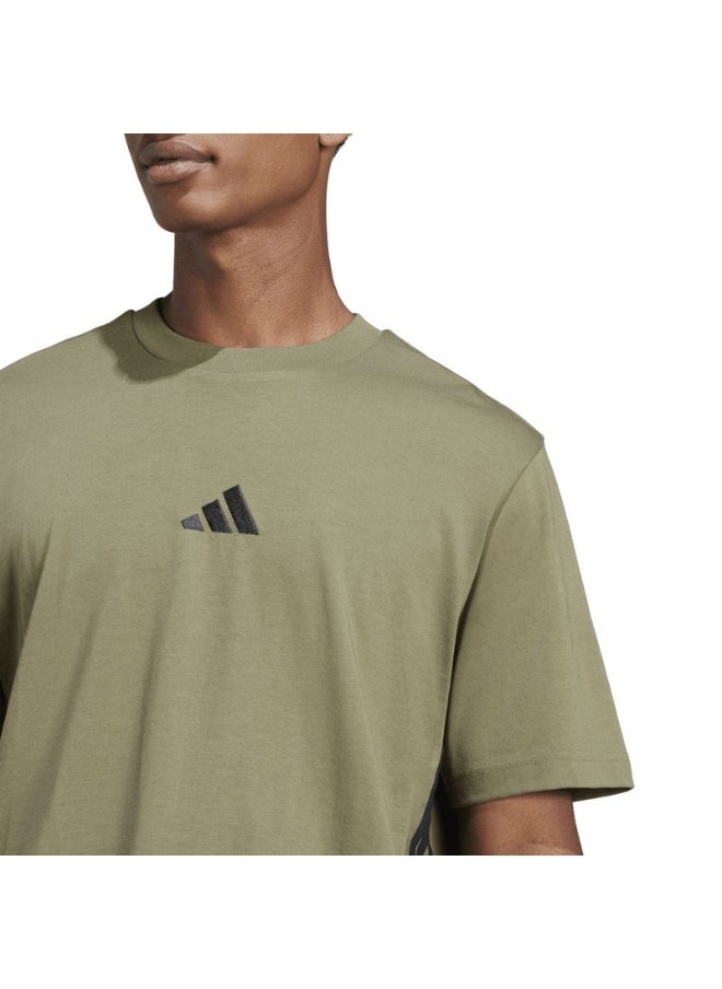 adidas M 3S SJ T Green Training T-SHIRTS for Men - 2XSS