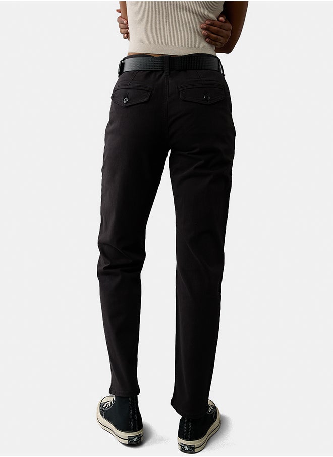 AE Stretch Super High-Waisted Straight Trouser