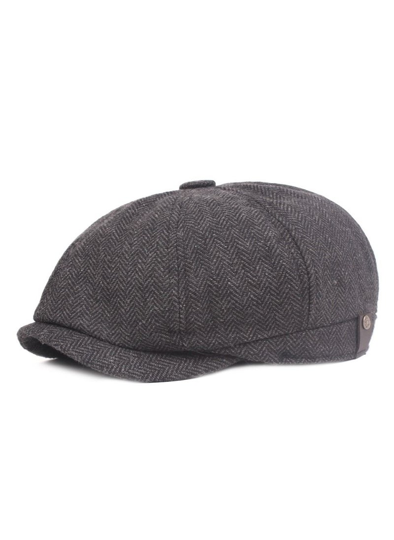 Herringbone Niberet For Men Travel Sun Protection Hat Grey