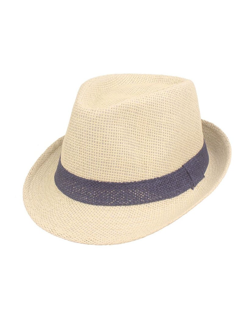 Straw Hat For Men Summer Dad Jazz Hat For Elderly Outdoor Sunshade Hat