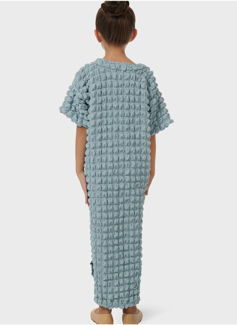 Mommy & Me Puff Fabric Kaftan