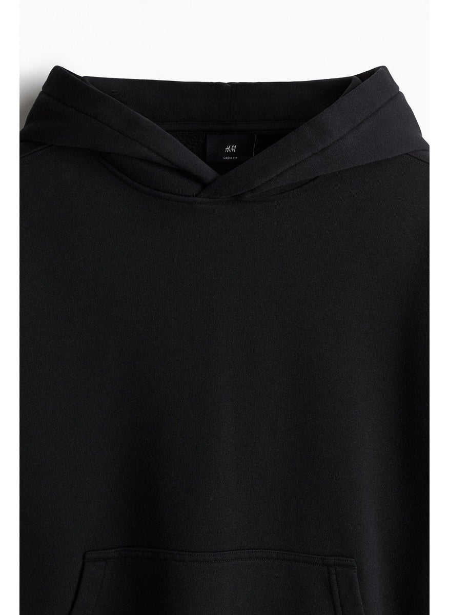 Loose Fit Printed Hoodie