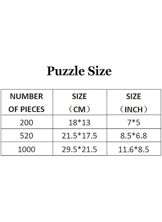 Anime Jigsaw Puzzles MHA Series Wooden Puzzle 200/520/1000 Pieces Puzzles for Adults Teens Brain Intelligence Games Jigsaw Gifts