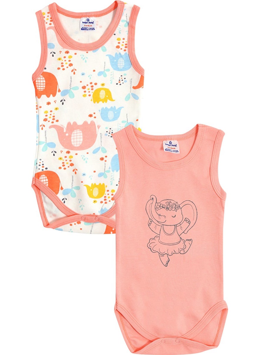 2-Piece Athlete Bodysuit Baby Girl 3 Months-3 Years